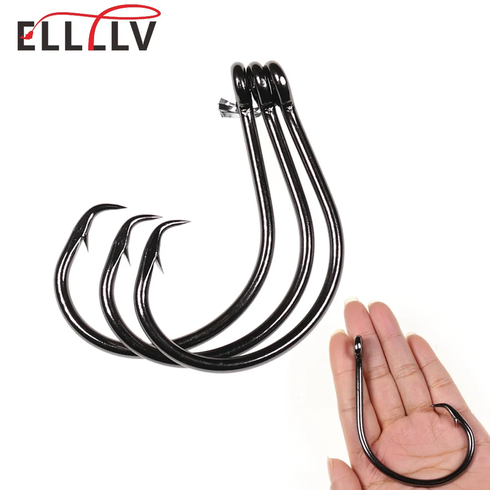 Anzuelos Circle Hook 3X Acero Carbono para Big Game - imagen 2