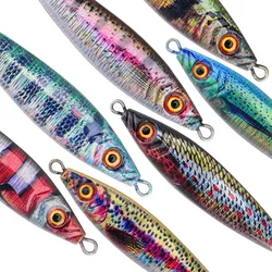 Señuelo de plomo con cuchilla giratoria para pesca lenta en mar