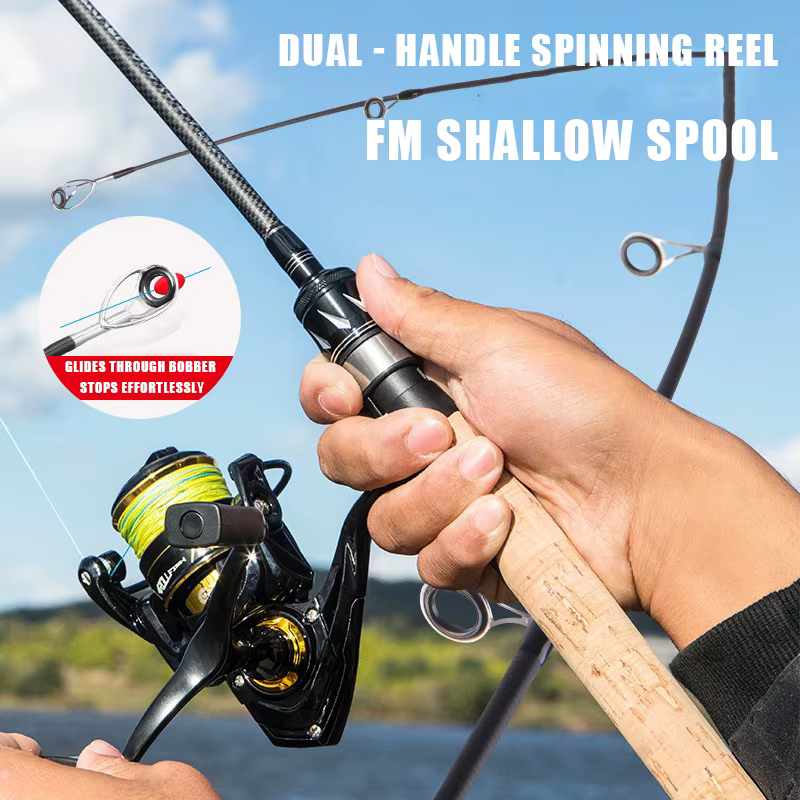Caña Spinning y Casting Fibra de Carbono ML 3-30g Viaje - imagen 5