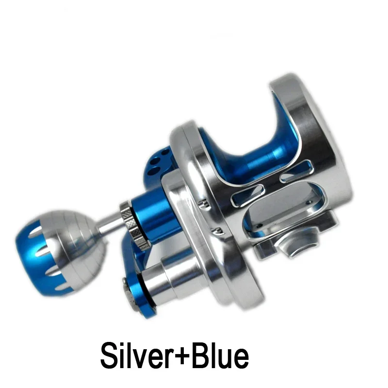 Carrete baitcasting de perfil alto