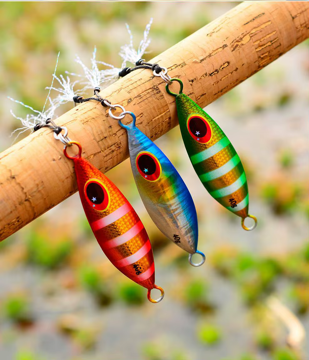 Cuchara jig Metal M001 – Señuelo para jigging lento agua salada - imagen 2
