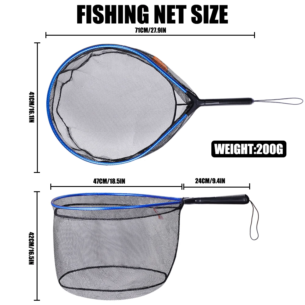Red de pesca plegable portátil SAMOLLA