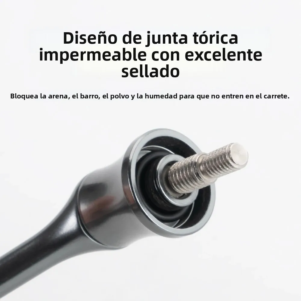 Huidiao CNC Manivela de carrete metálica con brazo atornillable - imagen 4