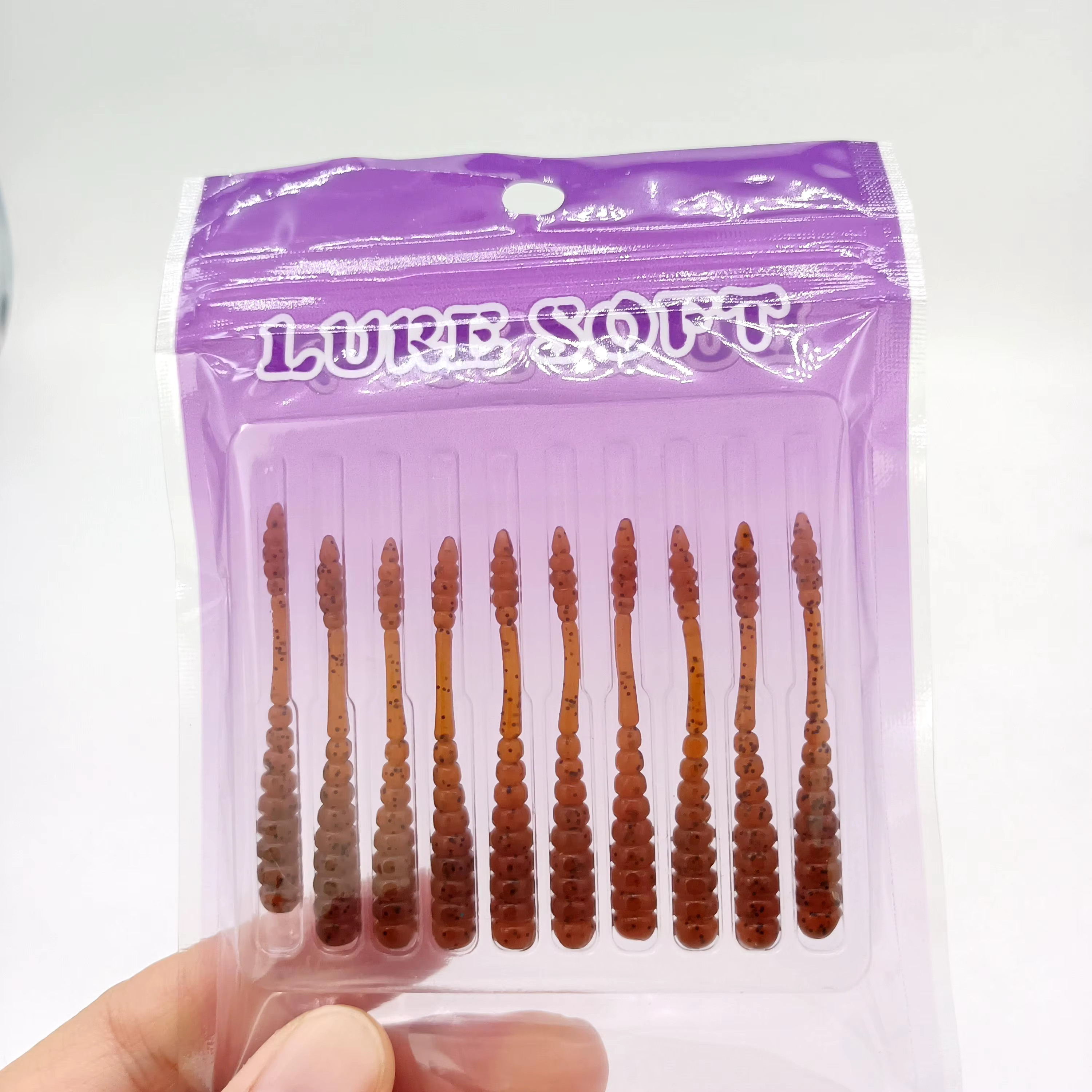 DUODUOYU Señuelo Ajing Mini Vinilo para Rockfishing Río Mar