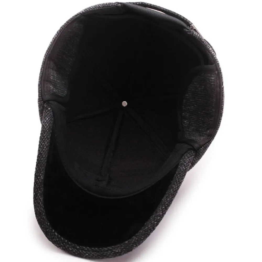 Gorro ushanka visto desde atrás