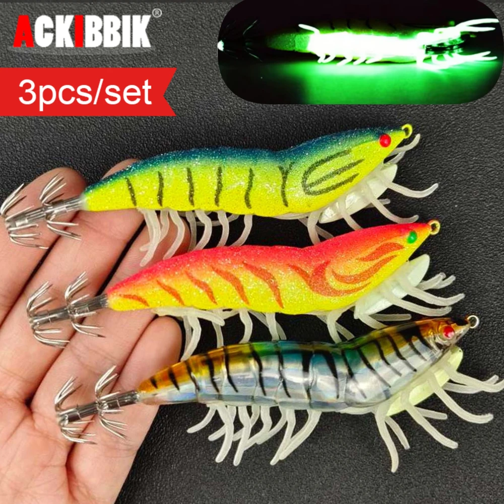 Jig de calamar glow para pesca de jigging en agua salada - imagen 5