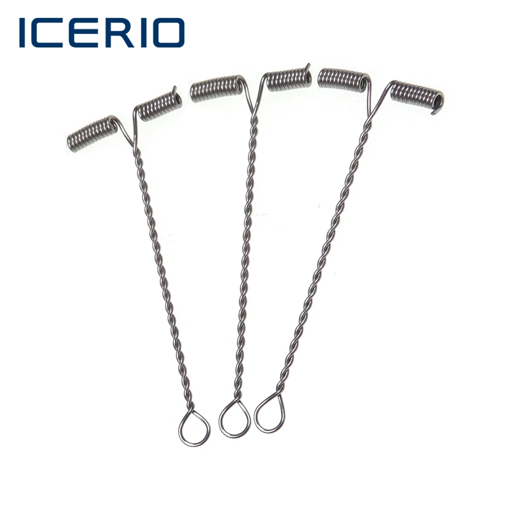 ICERIO Crappie Rig - Acero Inoxidable con Luz