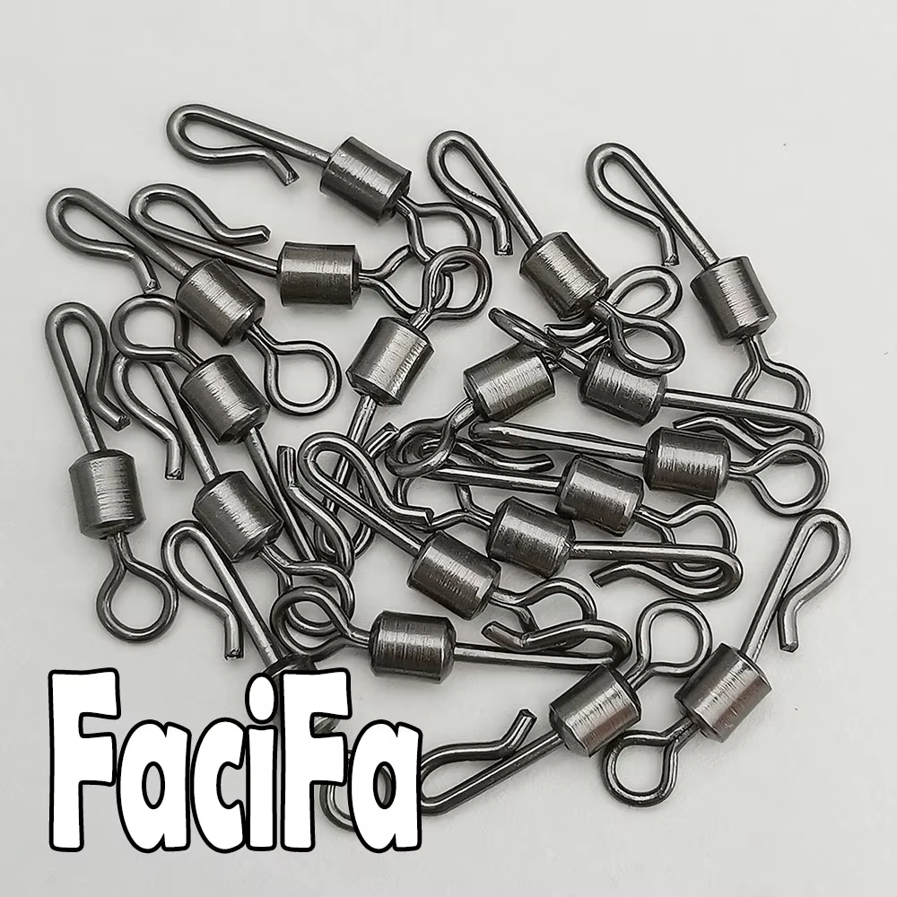 Conector giratorio con rodamiento en forma de Q para carpa de pesca - imagen 4