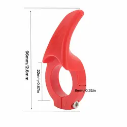 Manillares ergonómicos con soporte pulgar para bicicleta auxiliar