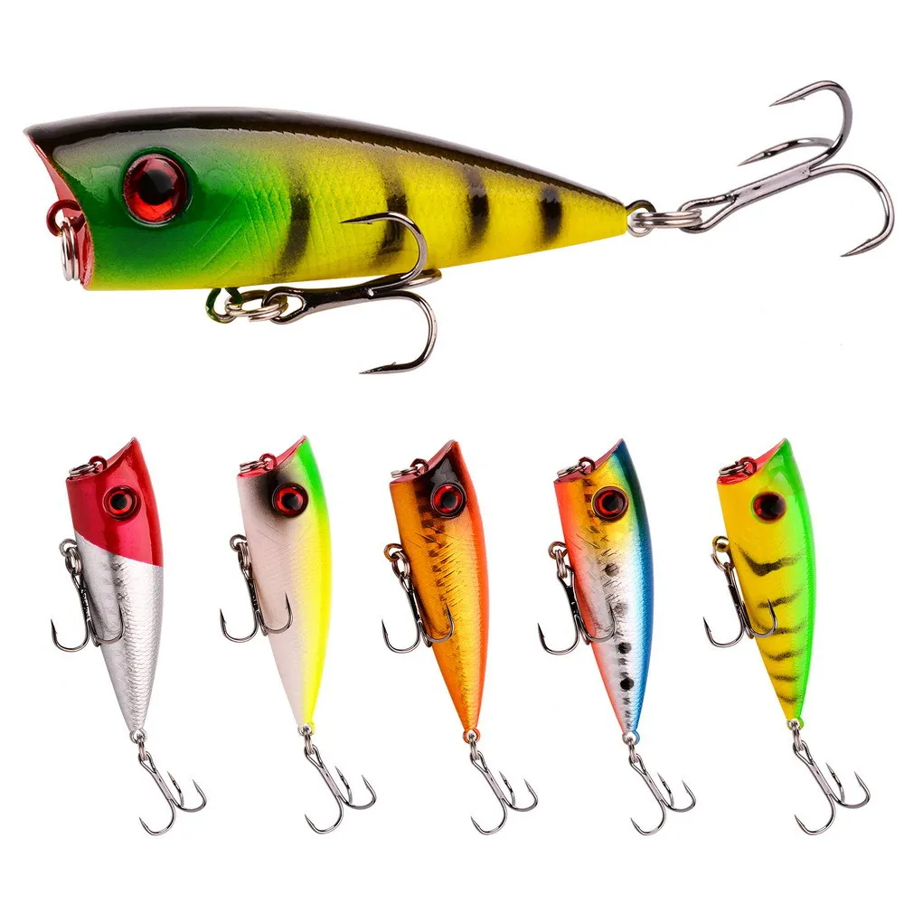 Popper Topwater con anzuelos triples para carpa - imagen 5