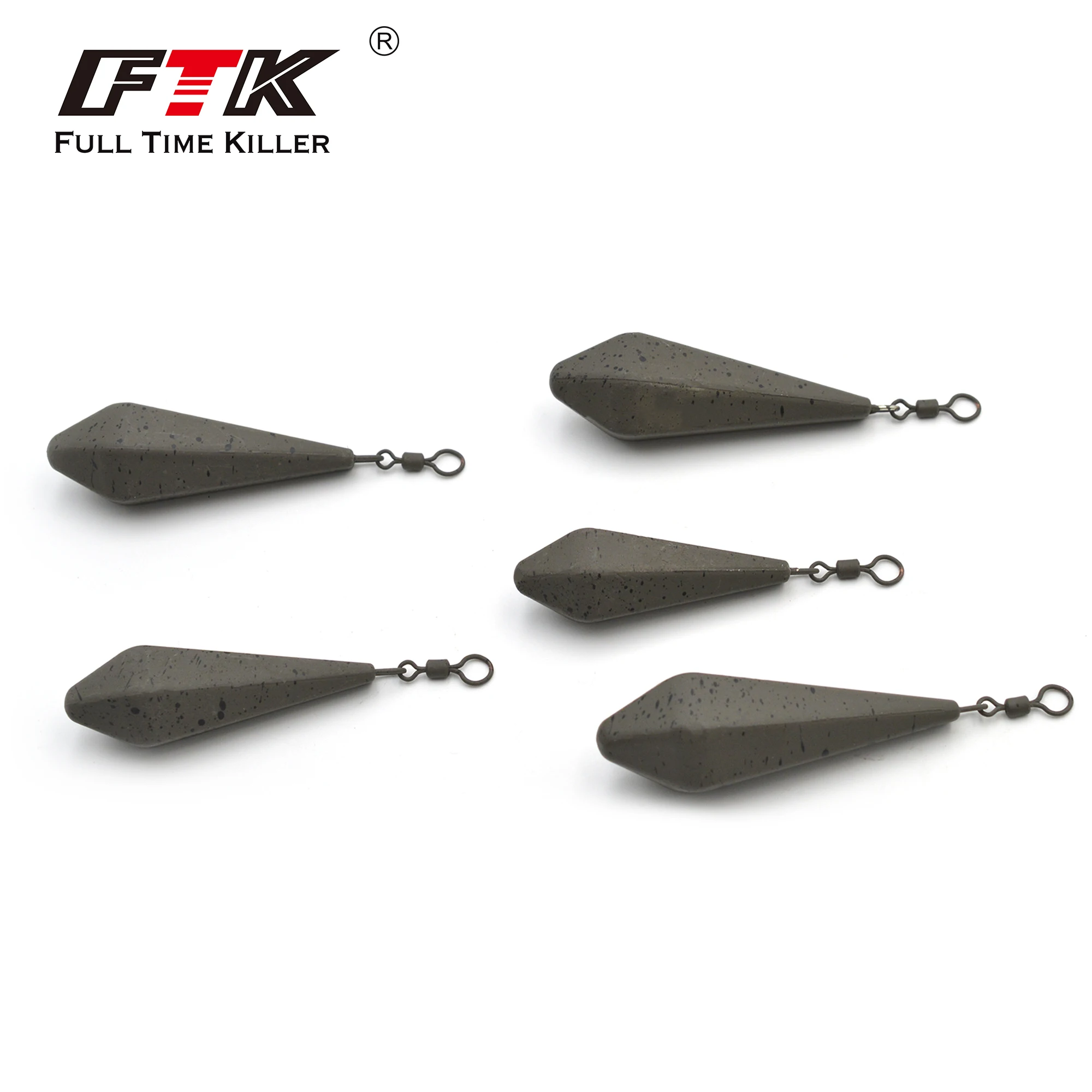 Plomos de hundimiento para pesca de carpa FTK