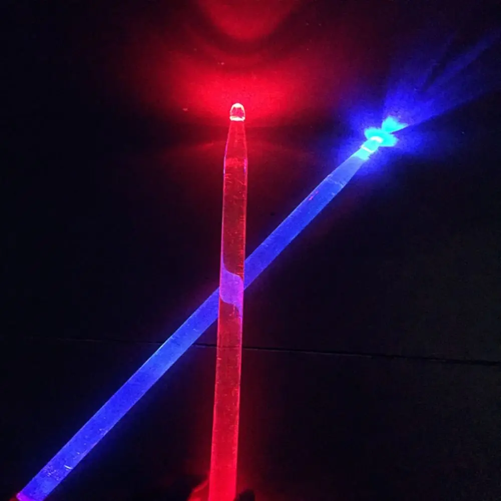 Baquetas de tambor luminosas fluorescentes acrílicas: brillan de noche - imagen 2