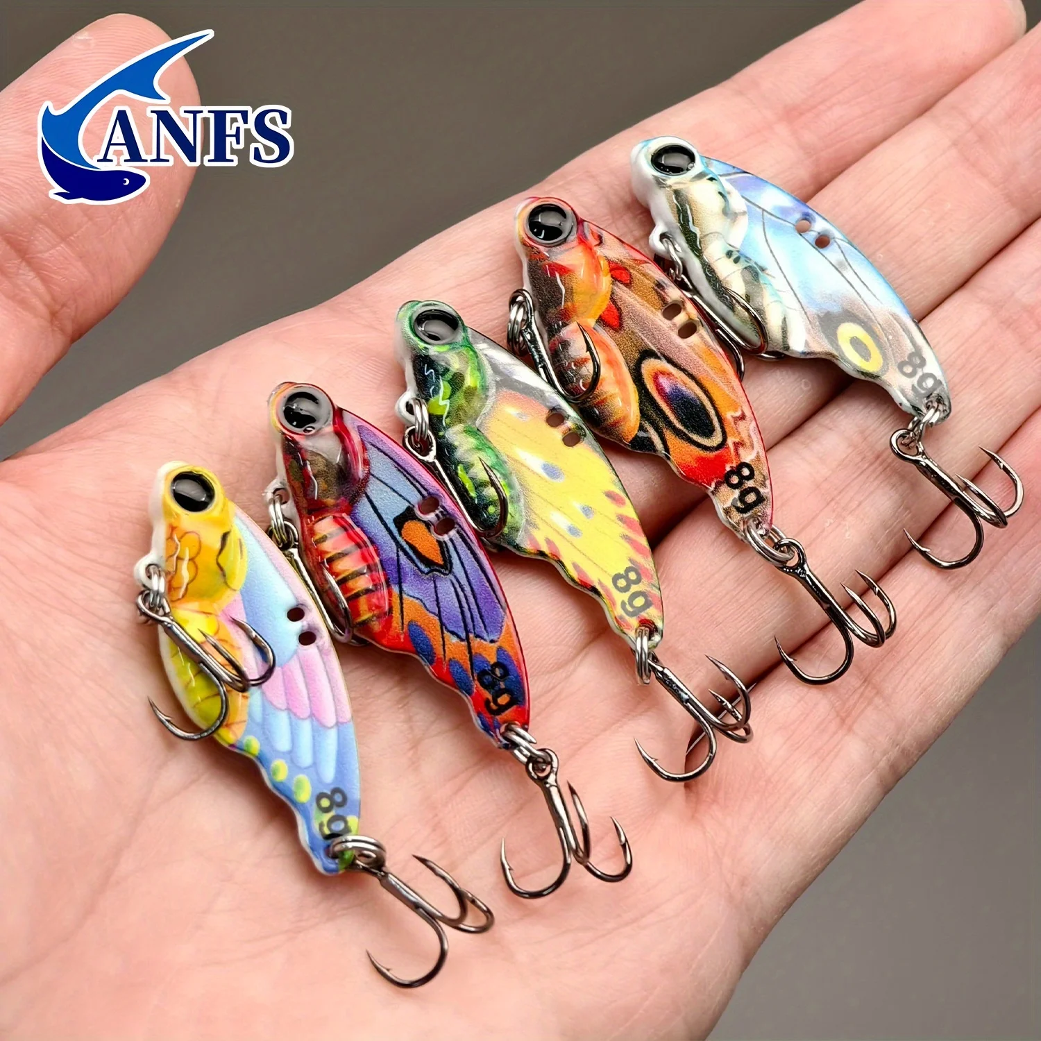 ANFS señuelo VIB artificial realista para pesca en agua salada - imagen 3