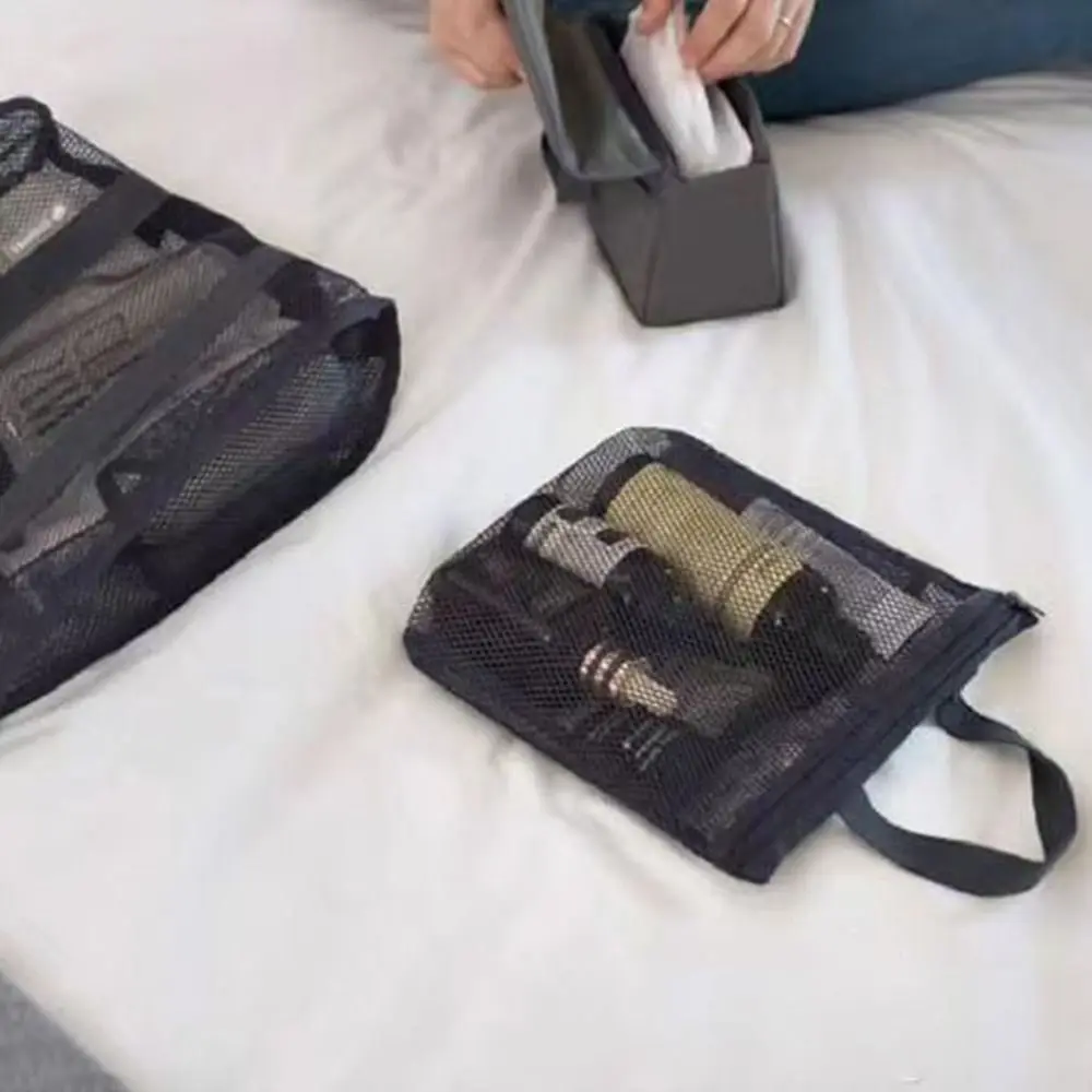 Bolsa de cosméticos colgante compacta