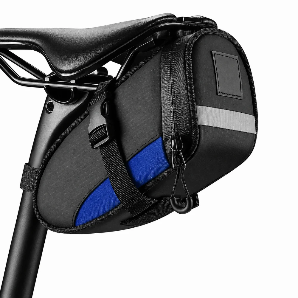 Bolsa trasera impermeable ultraligera con reflectores para bicicleta - imagen 2