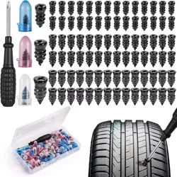 Kit reparación de neumáticos con clavos tipo hongo y goma