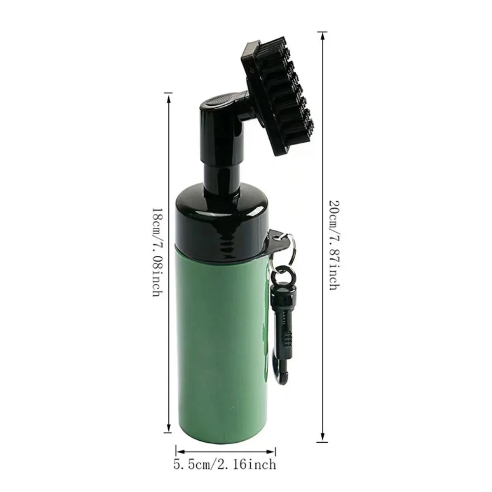 Cepillo con clip para enganchar al bolso de golf