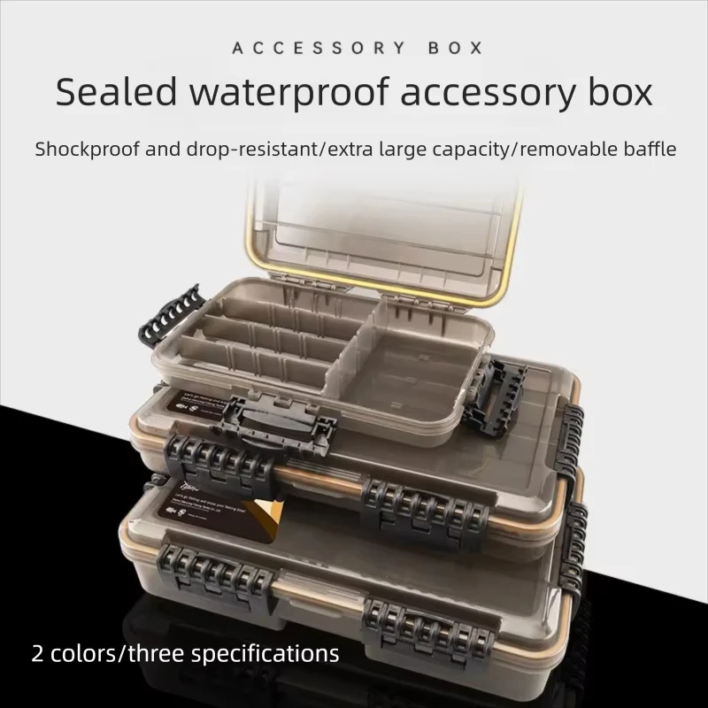 Caja de cebo impermeable y accesorios para señuelos blando y duro - imagen 3
