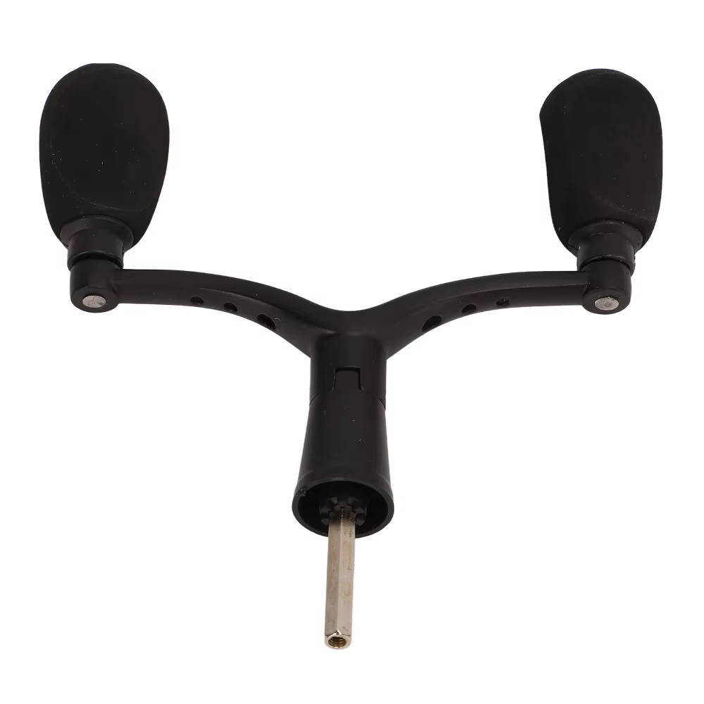 Carrete de pesca aluminio doble manivela – Negro mate ligero - imagen 3