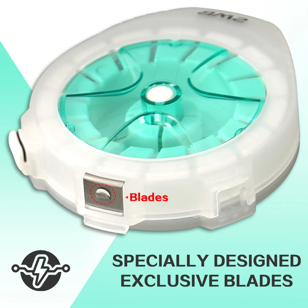 Vista superior de la caja transparente