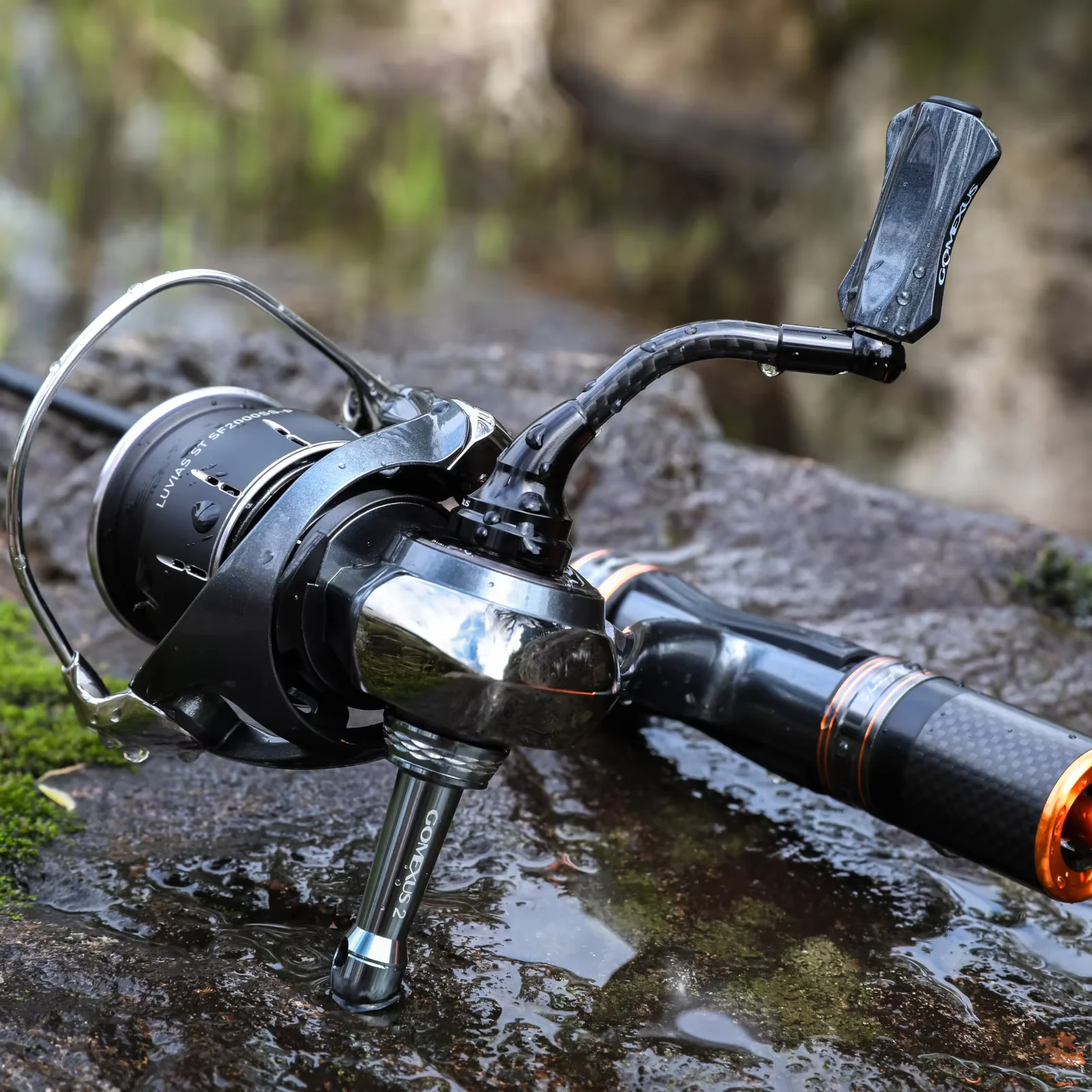 Manivela Gomexus para carrete ligero Daiwa Exist Airity Luvias - imagen 2
