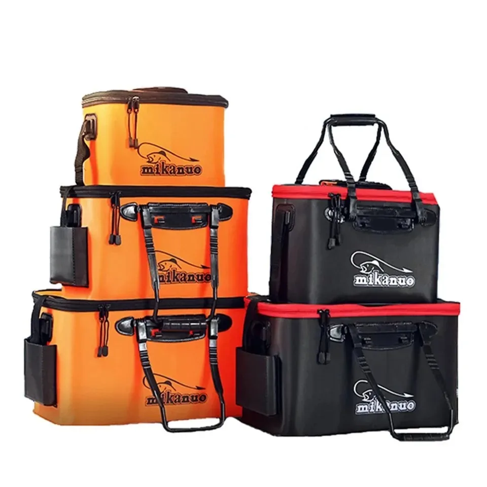 Bolsa de pesca portátil con cubo plegable y caja para peces vivos - imagen 2