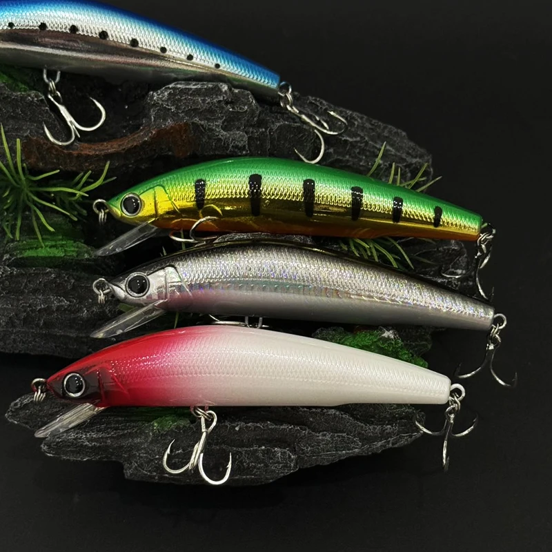 Señuelo Minnow Flotante Crankbait para lubina, trucha, lucio y perca - imagen 4