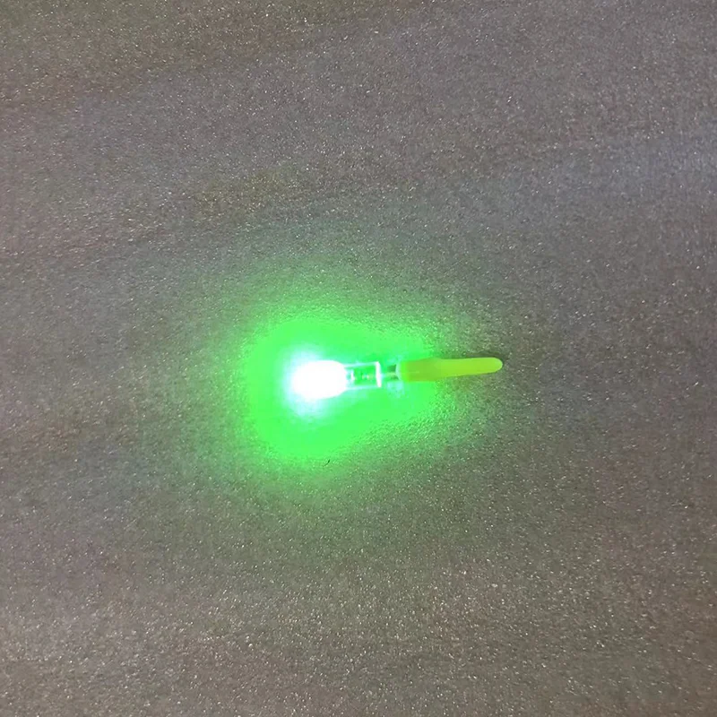 Comparativa de colores de los glow sticks
