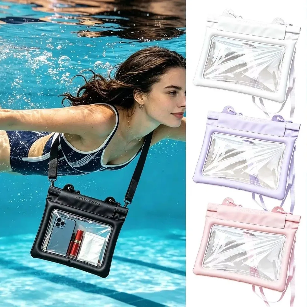 Bolsa impermeable para teléfono PVC ajustable con cierre sellado - imagen 2