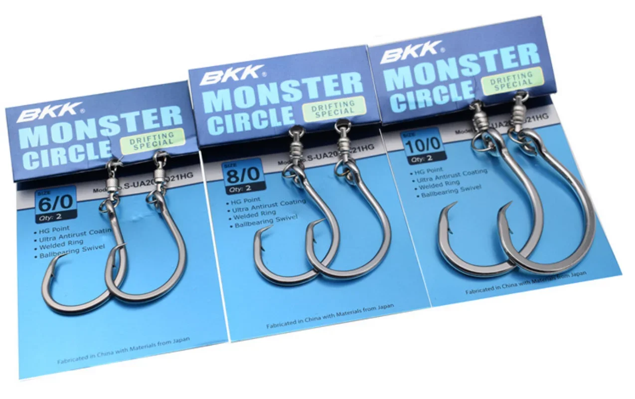 BKK Monster Circle – Anzuelos circulares para pesca a la deriva