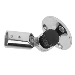 Base Ajustable Varas Antena Marina Acero Inoxidable 316 – Montaje Riel 19mm