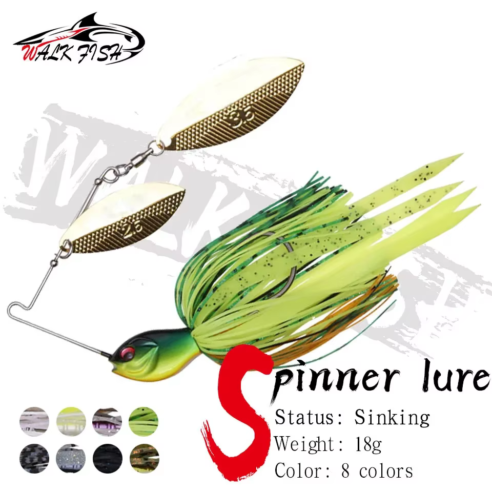 WALK FISH Spinnerbait 1 18G señuelo para lucio