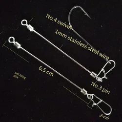 PD Líder frontal antimordedura con pin y cadena acero inoxidable mar