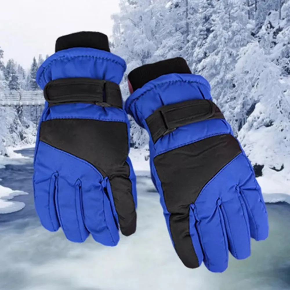 Guantes de esquí infantiles impermeables, cálidos y antideslizantes - imagen 5