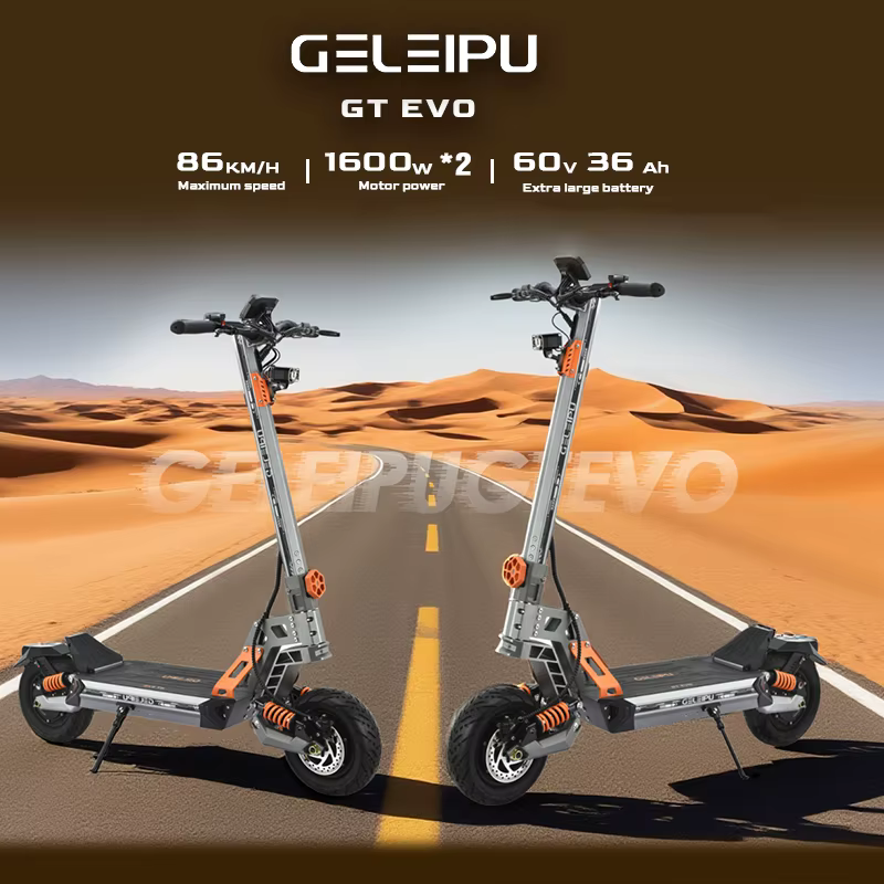 Patinete eléctrico GELEIPU GT EVO – Motor dual todoterreno - imagen 2