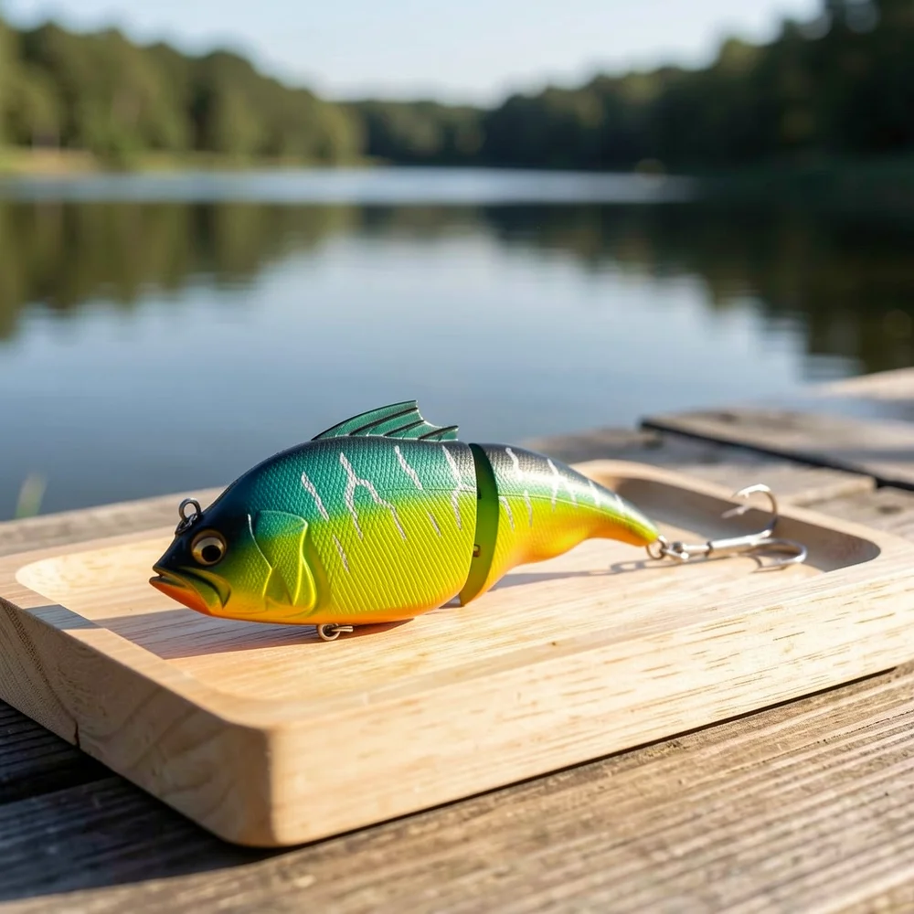 Señuelo articulado flotante para lucio y lubina resistente a golpes - imagen 2