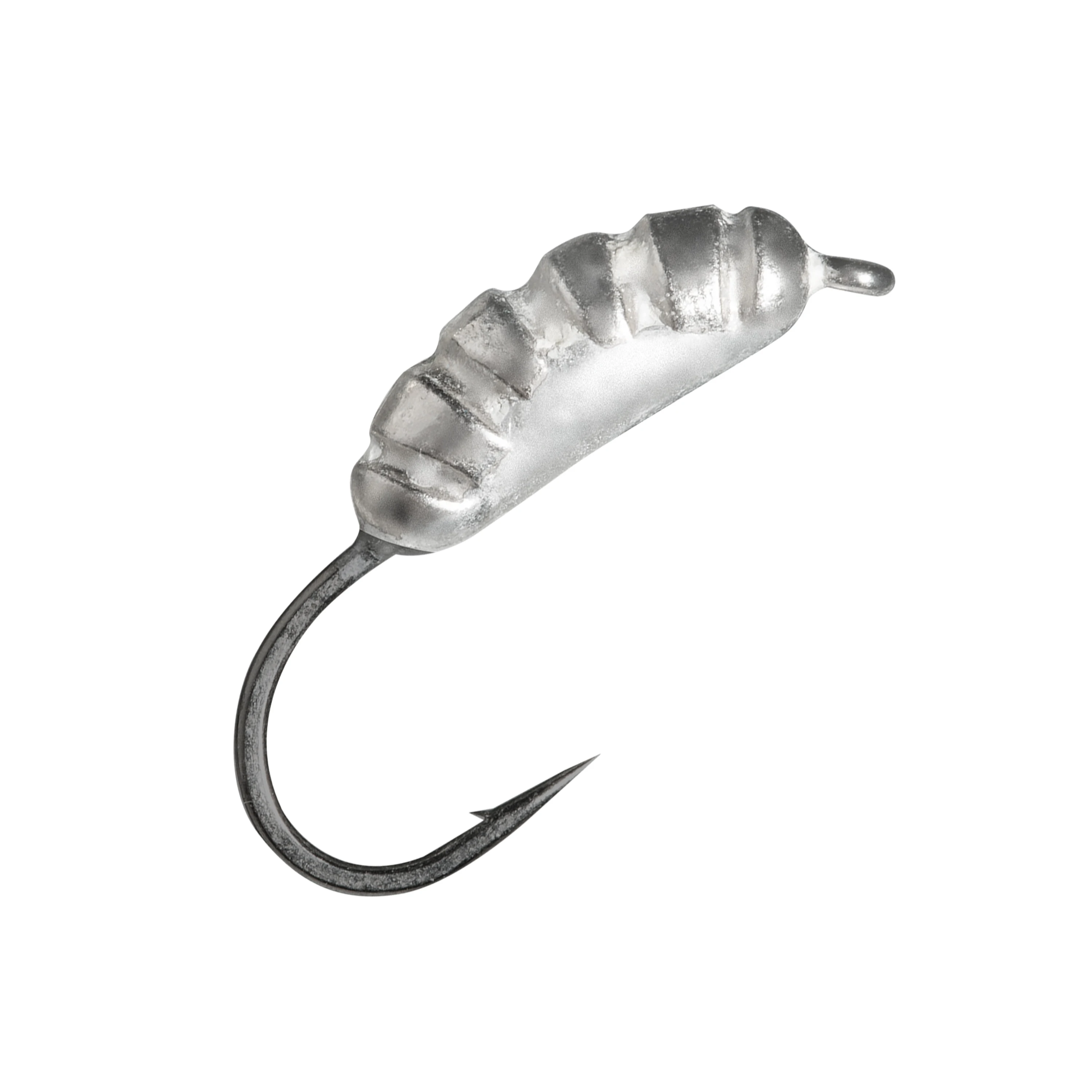 Señuelos de pesca con cabeza de jig de tungsteno y camarones