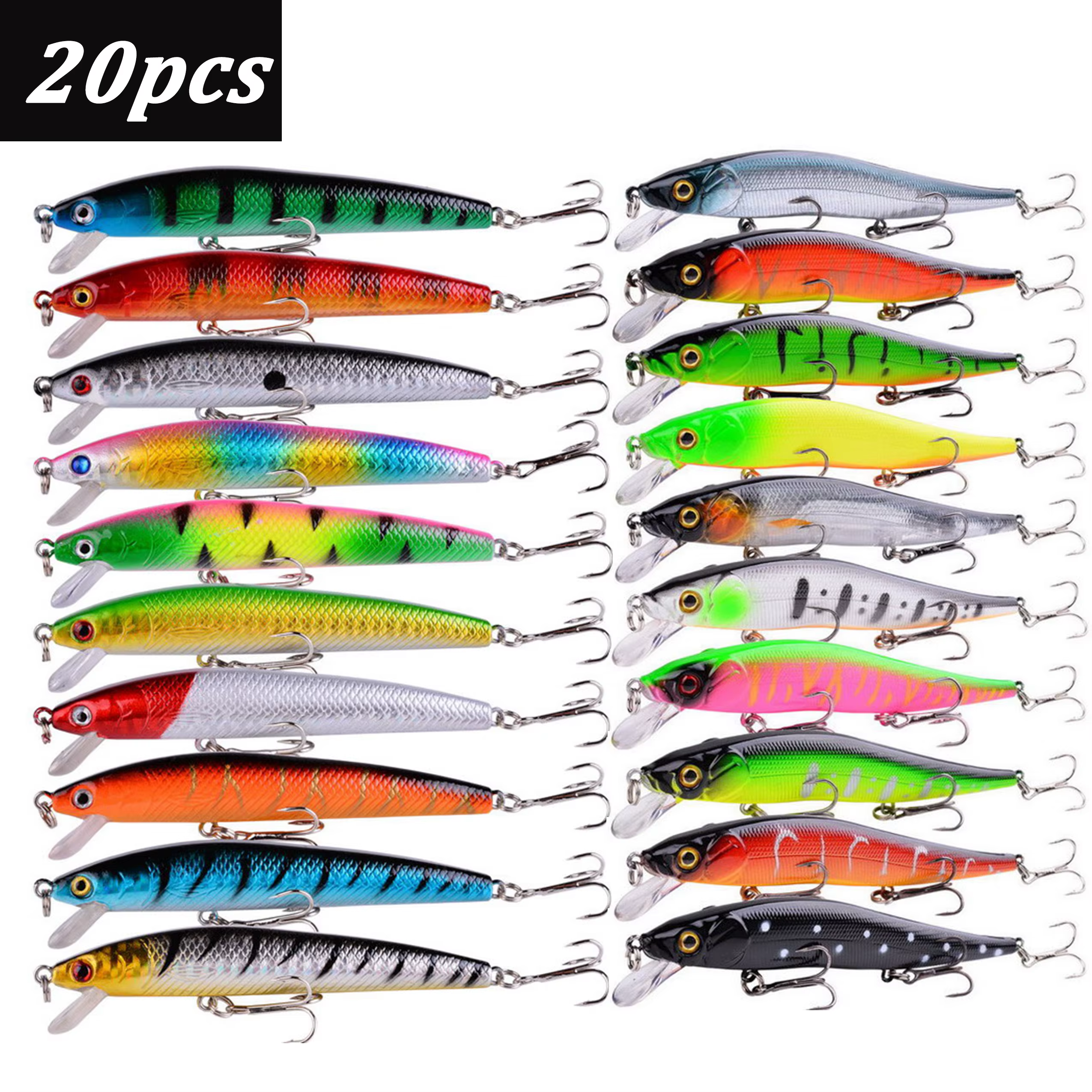Señuelos de pesca japoneses - Crankbait y wobblers con ojos 3D - imagen 2
