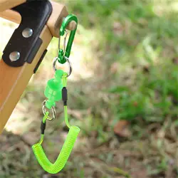 Plomada con línea de seguridad retráctil para pesca