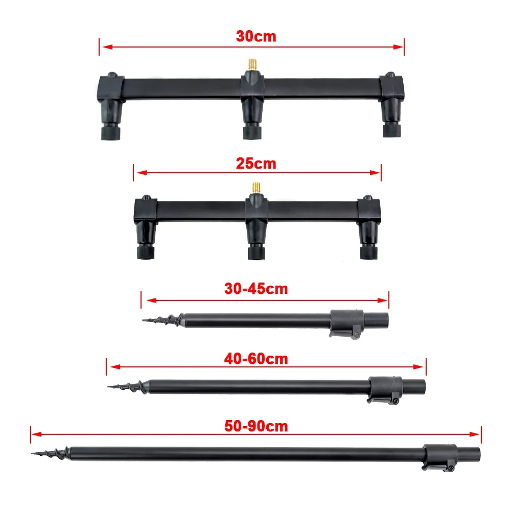 Fundas para cañas de pescar Hirisi de aluminio para carpa - imagen 3