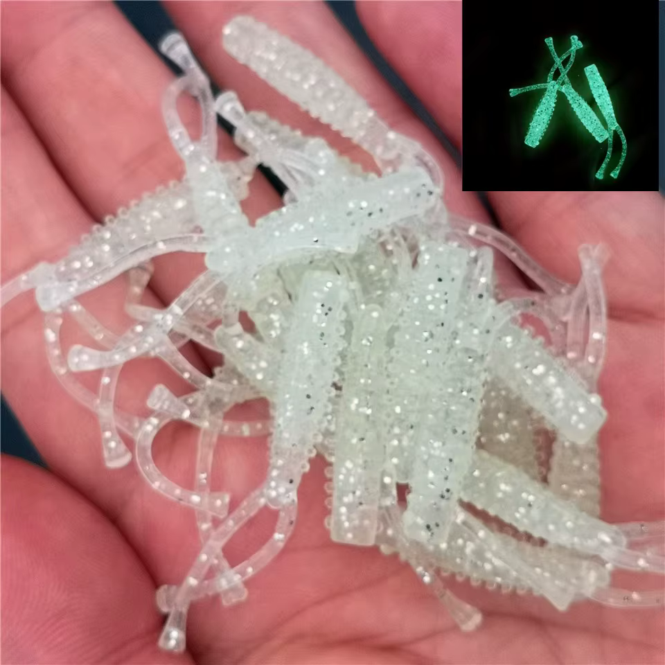 Señuelo Rockfish Ajing 40mm cola doble wobbler marisco - imagen 5