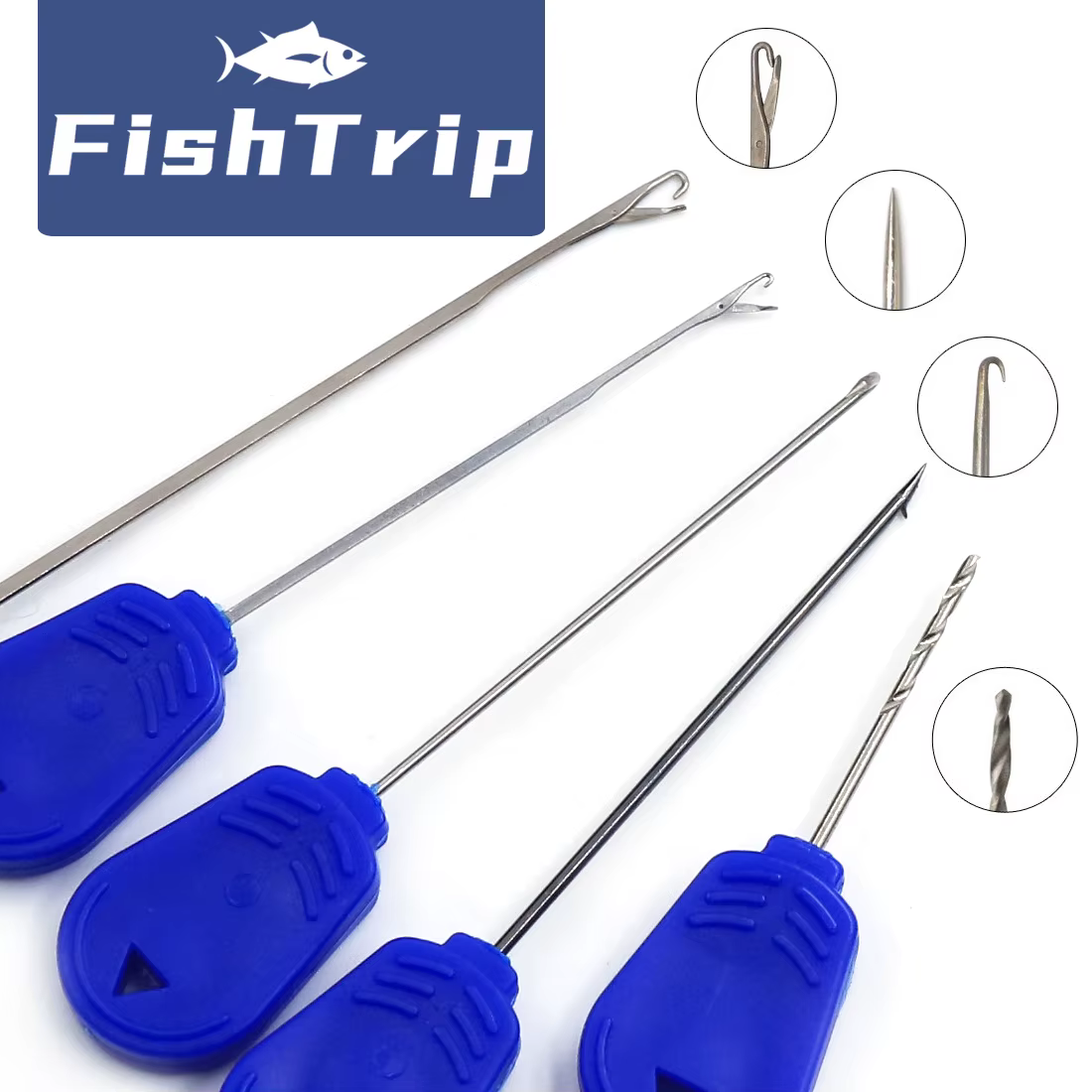 FishTrip Agujas para Boilies Carpa – Juego de pesca - imagen 5
