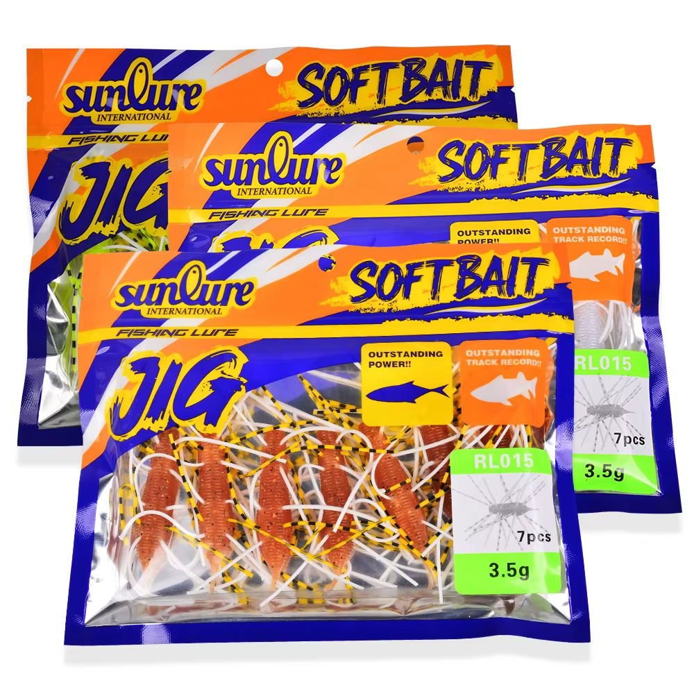 Caterpillar Sunlure – Carnada suave de gusano para lubina y atún - imagen 2