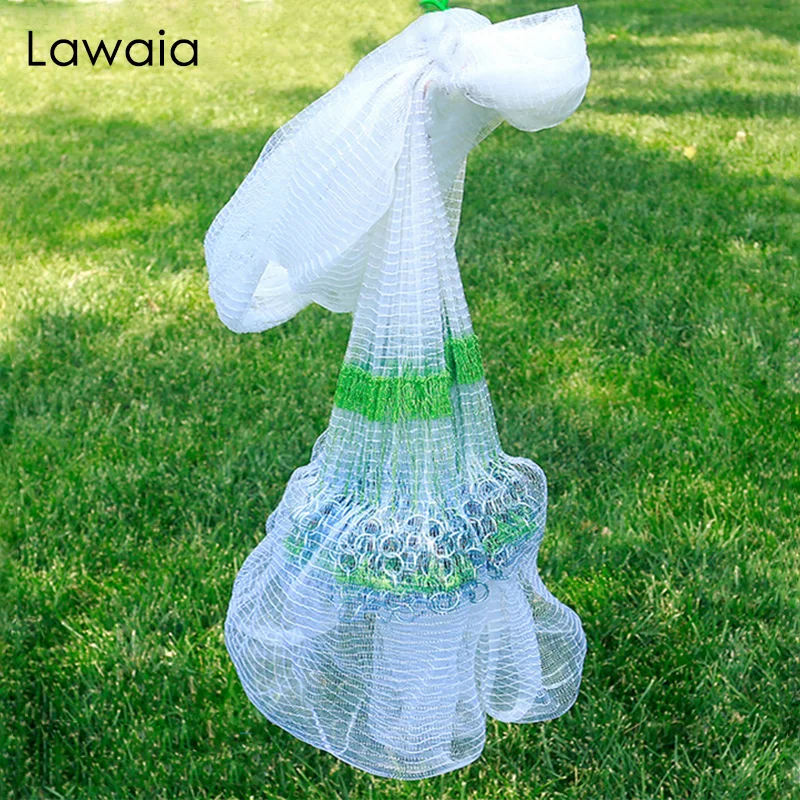 Lawaia red de pesca con cadena hierro fundido alta malla pequeña