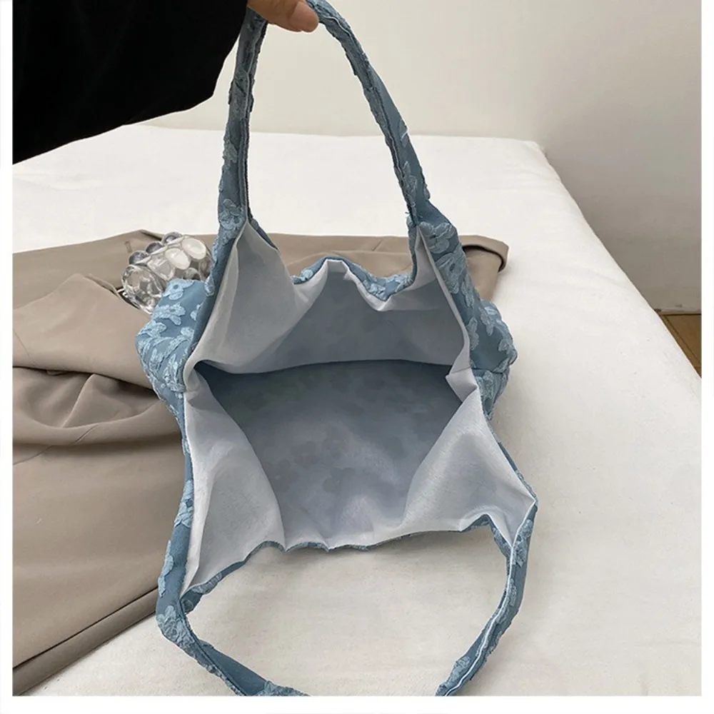 Bolso de hombro mujer gran capacidad estampado floral estilo japonés - imagen 2
