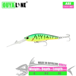 Minnow wobbler flotante para lucio y pesca trolling