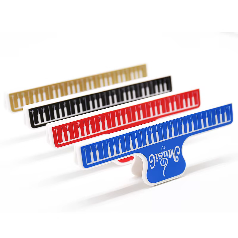 Clip para partituras musicales ABS 15cm - Soporte fijos para violin y piano - imagen 2