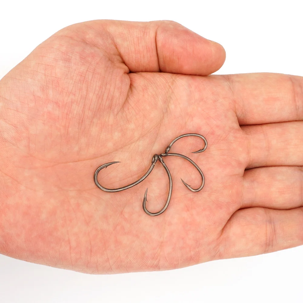 Hirisi Anzuelo de pesca acero inoxidable PTFE con micropúas - imagen 2