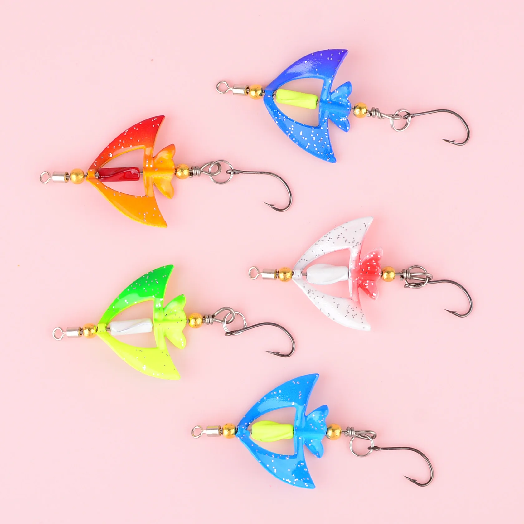 Señuelo giratorio 360° para pesca con alta reflexión y lance - imagen 3