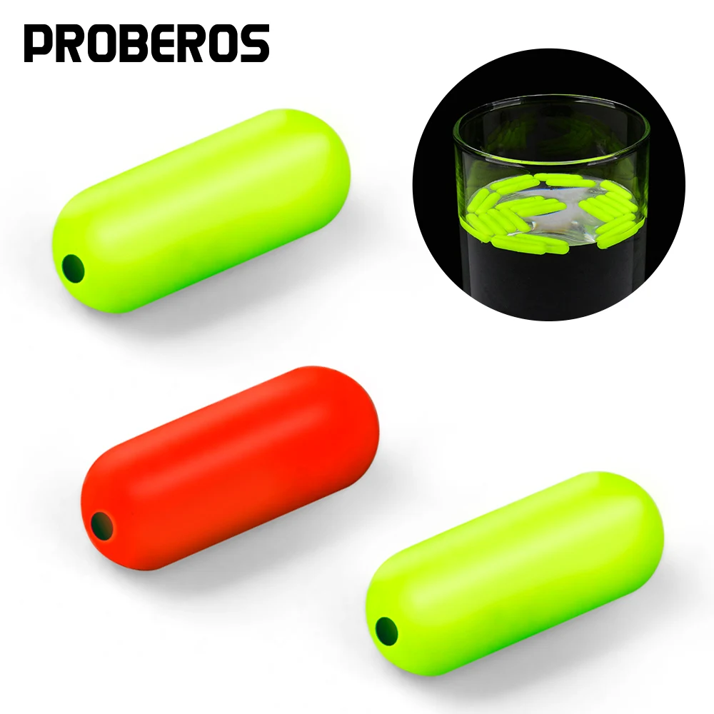 Tapones de corcho ovalados con base de goma para pesca